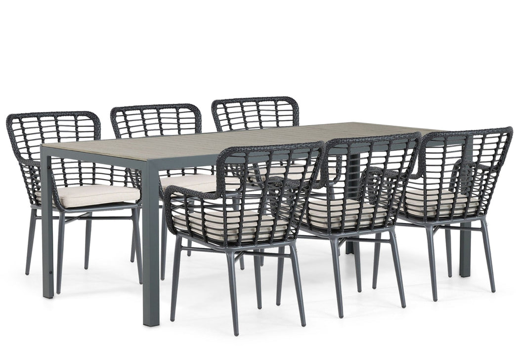 De Laan Toledo/Solare 200 cm dining tuinset 7-delig - 24544