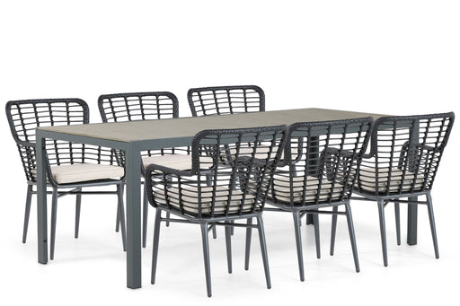 De Laan Toledo/Solare 200 cm dining tuinset 7-delig - 24544
