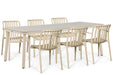 Domani Alba/Tavano 220x90 cm dining tuinset 7-delig - 26313