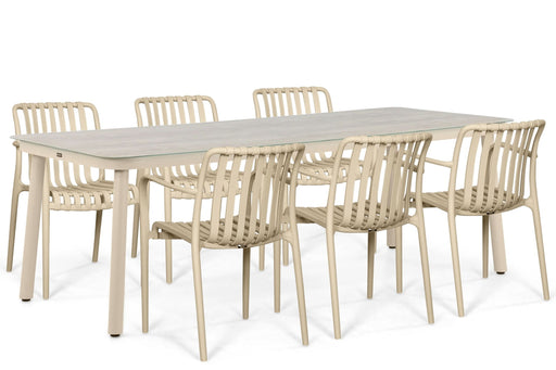 Domani Alba/Tavano 220x90 cm dining tuinset 7-delig - 26313