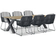 Domani Trivento/Cardiff 240x100 cm dining tuinset 7-delig