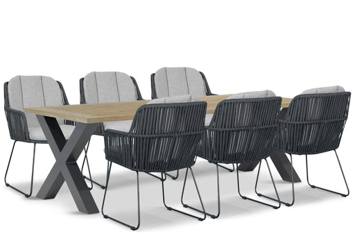 Domani Trivento/Cardiff 240x100 cm dining tuinset 7-delig