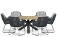 Domani Trivento/Rockville 160 cm dining tuinset 7-delig