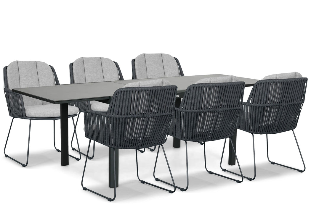 Domani Trivento/Montaro 140/240x90 cm dining tuinset 7-delig
