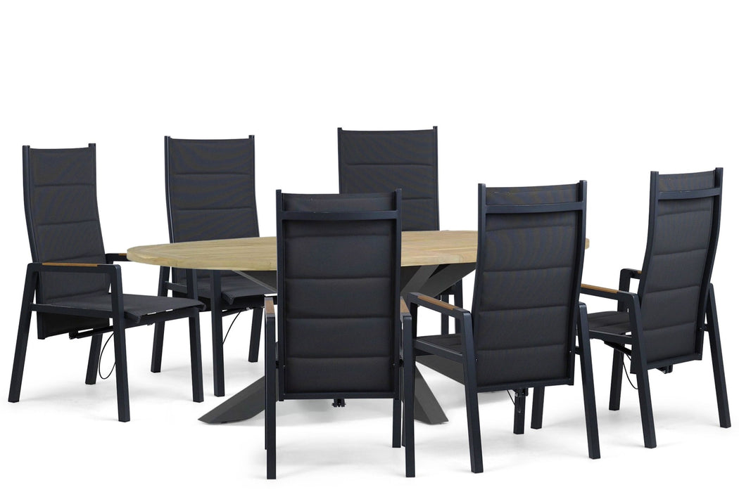 Lifestyle Essence/Brookline 240x120 cm dining tuinset 7-delig - 25776