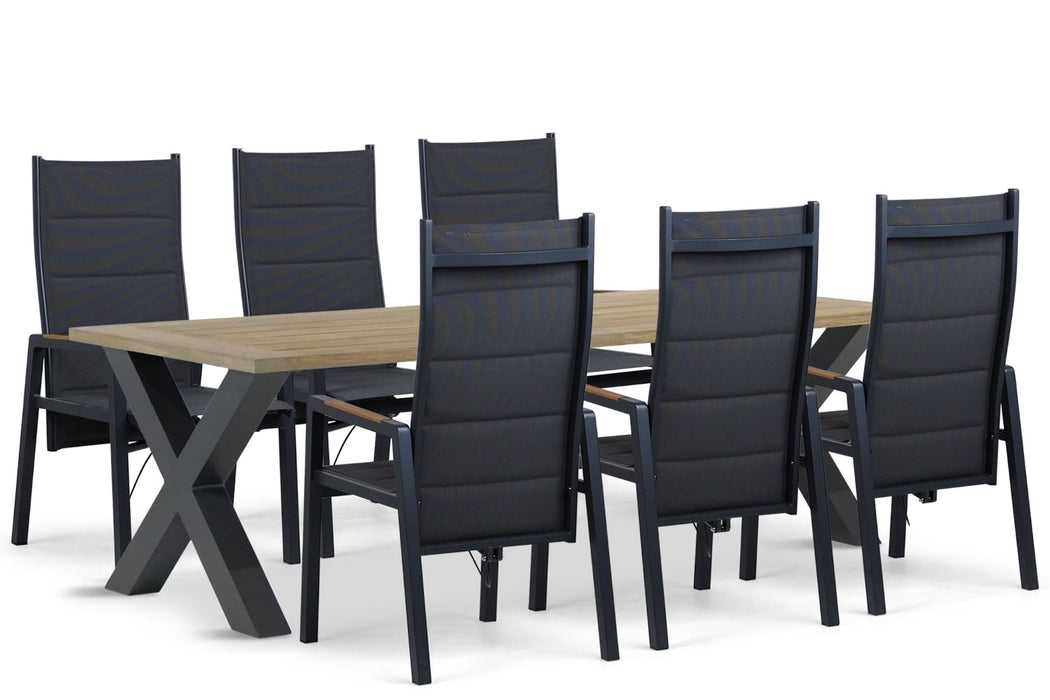 Lifestyle Essence/Cardiff 240x100 cm dining tuinset 7-delig - 25789