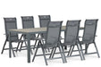 Hartman Alice/Solare 200 cm dining tuinset 7-delig