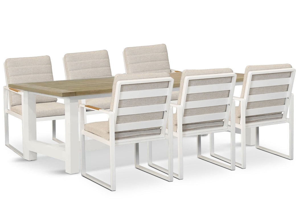 Lifestyle Alessio/Los Angeles 260x100 cm dining tuinset 7-delig