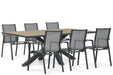 Lifestyle Fiora/Palermo 215 cm dining tuinset 7-delig