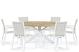 Lifestyle Fiora/Wellington 160 cm dining tuinset 7-delig