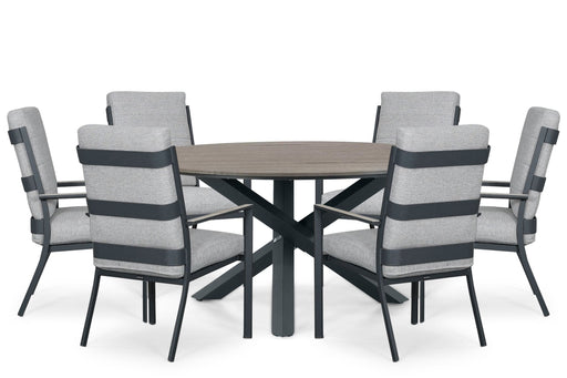 Lifestyle Lecce/Ancona 150 cm dining tuinset 7-delig - 25956