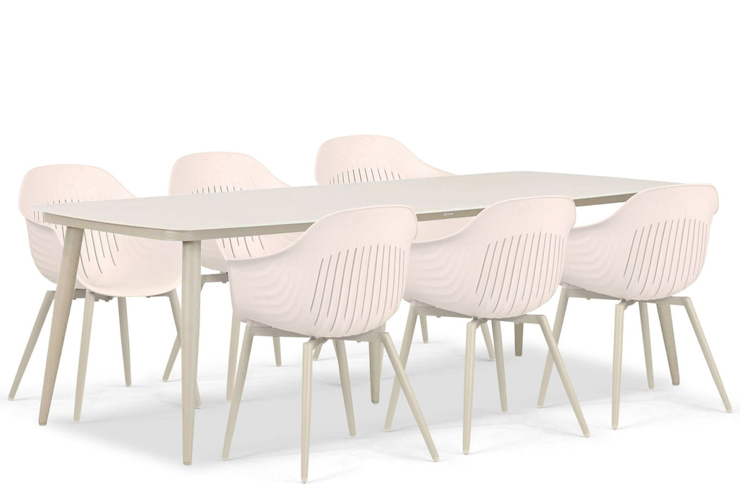 Lifestyle Lissabon/Vienna 240 cm dining tuinset 7-delig - 22709