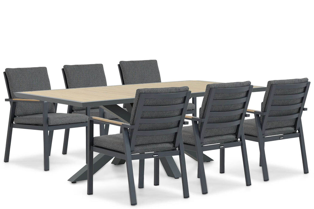 Lifestyle Marseille/Palermo 215 cm dining tuinset 7-delig