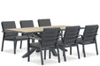 Lifestyle Marseille/Palermo 215 cm dining tuinset 7-delig