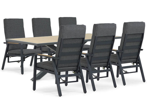 Lifestyle Marseille/Palermo 215 cm dining tuinset 7-delig - 21302