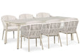 Lifestyle Monaco/Tavano 220x90 cm dining tuinset 7-delig