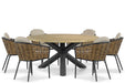 Lifestyle Nice/Rockville 160 cm dining tuinset 7-delig