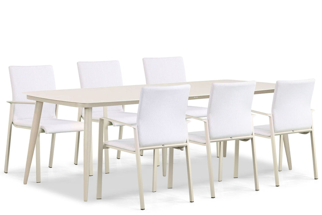 Lifestyle Rome/Vienna 240 cm dining tuinset 7-delig