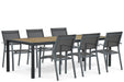 Lifestyle Sella/Valence 240 cm dining tuinset 7-delig