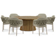 4 Seasons Outdoor Calma/Fungo 180 cm dining tuinset 7-delig