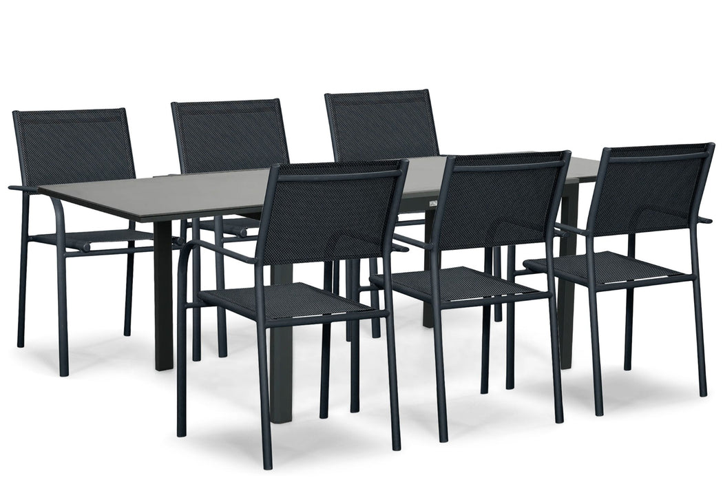 Presto Brentino/Montaro 140/240x90 cm dining tuinset 7-delig