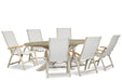 Presto Tarenta/Brookline 240x120 cm dining tuinset 7-delig