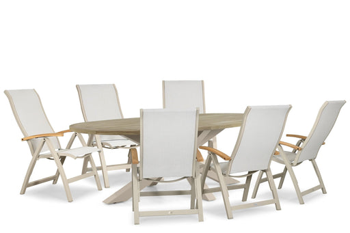 Presto Tarenta/Brookline 240x120 cm dining tuinset 7-delig