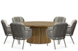 Santika Cayora/Fungo 180 cm dining tuinset 7-delig