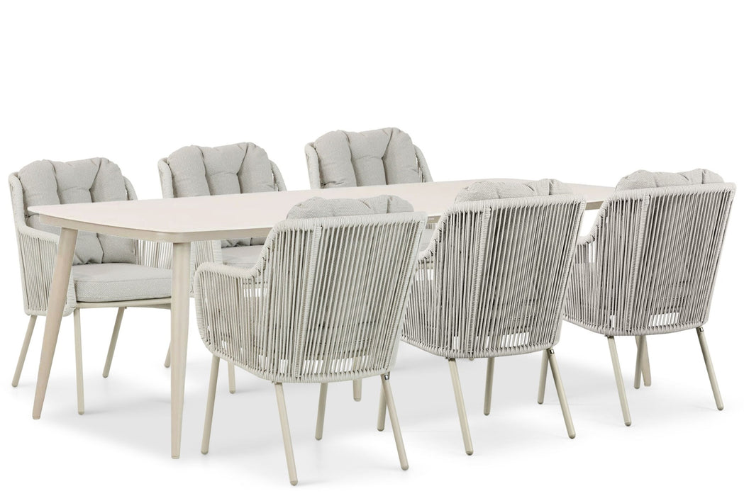 Santika Nanda/Vienna 240 cm dining tuinset 7-delig - 22795