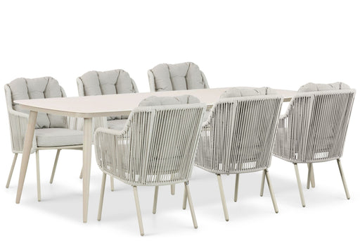 Santika Nanda/Vienna 240 cm dining tuinset 7-delig - 22795
