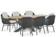 Santika Yovan/Brookline 240 cm dining tuinset 7-delig