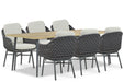 Santika Yovan/Montana 240 cm dining tuinset 7-delig