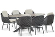 Santika Yovan/Matara 220 cm dining tuinset 7-delig