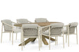 4 Seasons Outdoor Allora/Boston 240 cm dining tuinset 7-delig - 23089