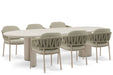 4 Seasons Outdoor Calma/Weave 240x120 cm dining tuinset 7-delig