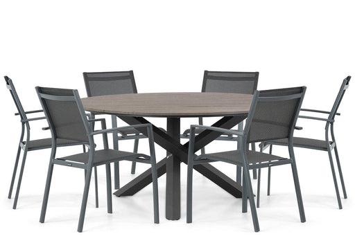 Lifestyle Sella/Ancona 150 cm dining tuinset 7-delig