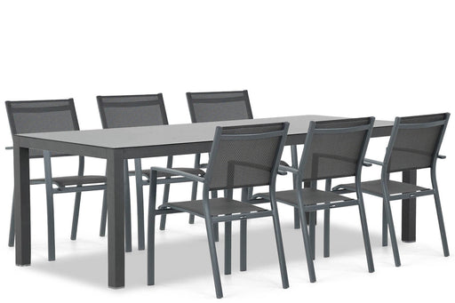 Lifestyle Sella/Madras 220 cm dining tuinset 7-delig