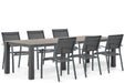 Lifestyle Sella/Valley 240 cm dining tuinset 7-delig
