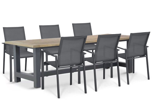 Lifestyle Timo/San Francisco 260x100 cm dining tuinset 7-delig - 26499