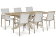 Lifestyle Timo/Camila 220x100 cm dining tuinset 7-delig - 26457
