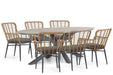 De Laan Toledo/Matara 220 cm dining tuinset 7-delig - 24533