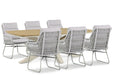 Lifestyle Vicente/Camila 220 cm dining tuinset 7-delig