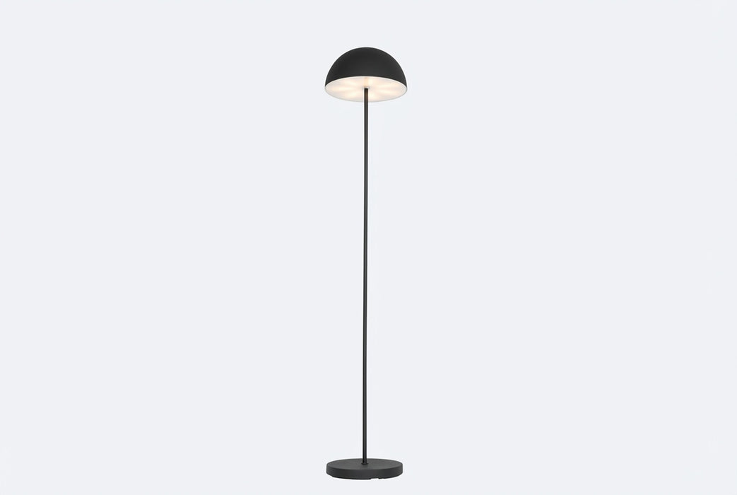 Buiten vloerlamp mushroom zwart oplaadbaar 3-staps dimbaar - Keira