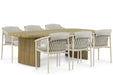 4 Seasons Outdoor Allora/Falcon 240 cm dining tuinset 7-delig - 22964