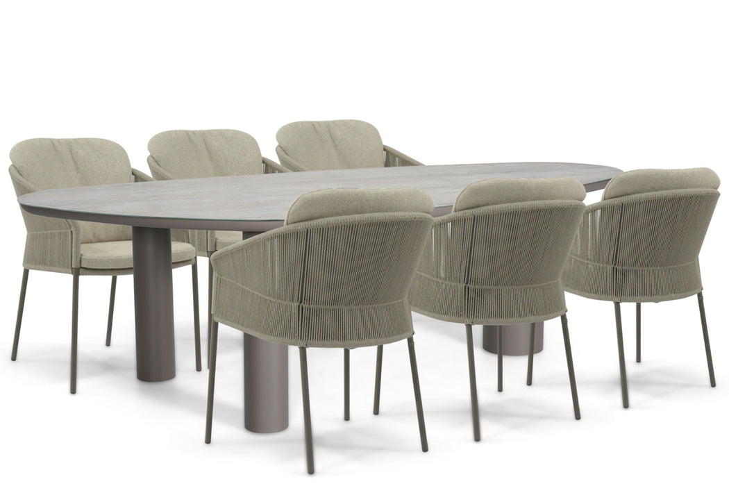 4 Seasons Outdoor Florence/Guave 240x120 cm dining tuinset 7-delig