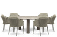 4 Seasons Outdoor Florence/Trino 158 cm dining tuinset 7-delig