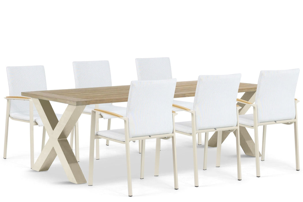 Lifestyle Brandon/Cardiff 240 cm dining tuinset 7-delig - 22939