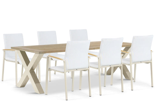 Lifestyle Brandon/Cardiff 240 cm dining tuinset 7-delig - 22939