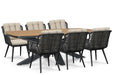 Coco Custa/Camila 220x100 cm dining tuinset 7-delig