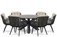 Coco Custa/Xento 150 cm dining tuinset 7-delig